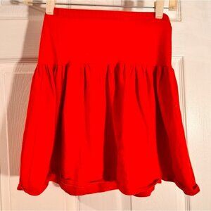Pattiy Torno Girls Child Skirt Red Elastic Waist Size M ~15" long